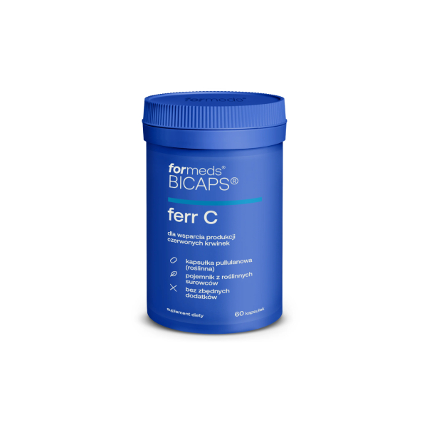 żelazo w kapsułkach, formeds, biocaps, anemia, niedokrwistość