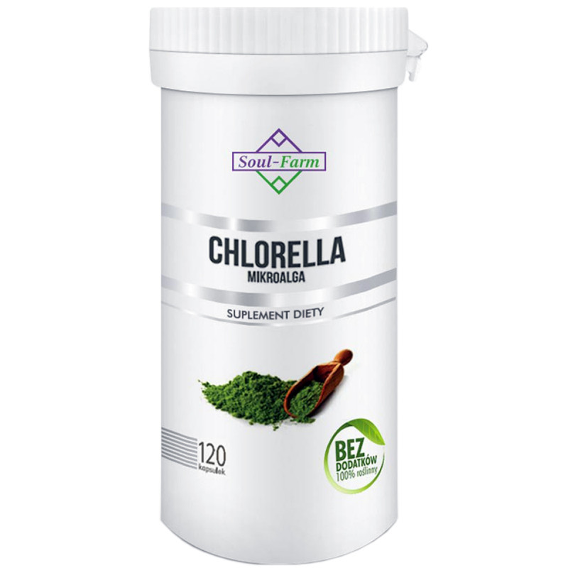 Chlorella, kapsułki, Soul-Farm, odporność, wzmocnienie, oczyszczanie, detoks