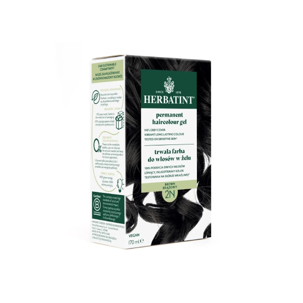 Naturalna Farba do włosów 2N Herbatint 