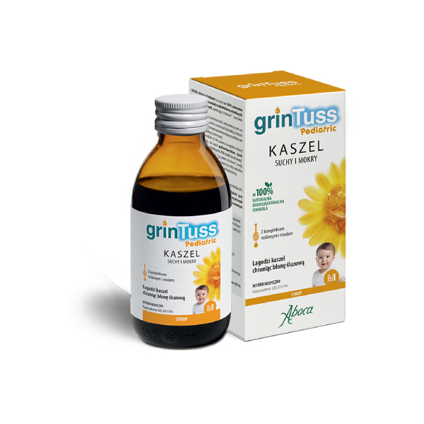 gritnuss, syrop dla dzieci, naturalny syrop, syrop na kaszel suchy i mokry, aboca