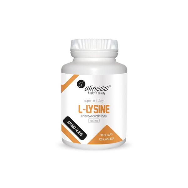 L-Lysine (lizyna) 100 kapsułek Aliness