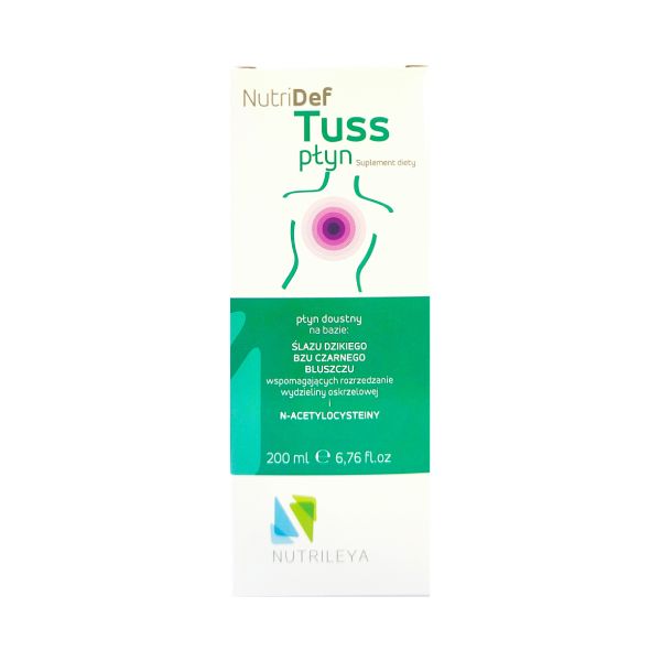 NutriDef Tuss płyn (oskrzela) 200ml Nutrileya