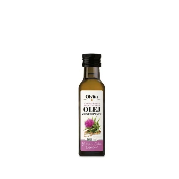 Olej  ostropestu, 100ml, Olvita, trawienie, wsparcie wątroby, 