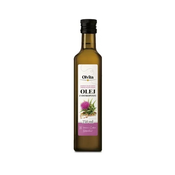Olej  ostropestu, 250ml, Olvita, trawienie, wsparcie wątroby, 