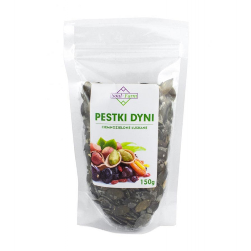 pestki dyni, soul-farm, 150g, ziarna