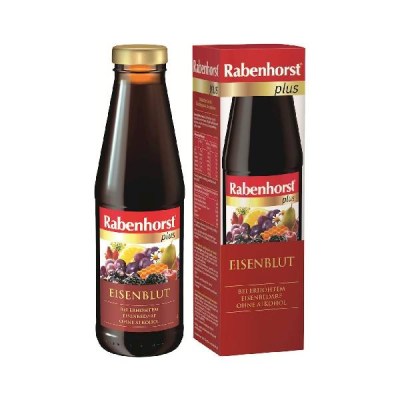 bogactwo żelaza rabenhorst, 450ml, sok owocowy z żelazem, sok z witaminami B