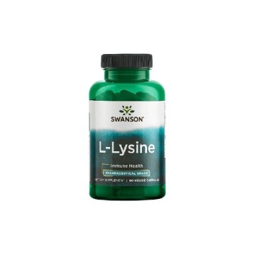 L-Lysine, swanson, 60 kapsułek, odporność