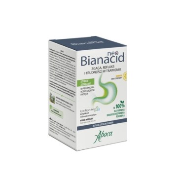 neobianacid, aboca, nadkwaśność, refluks, 45 tabletek, żołądek