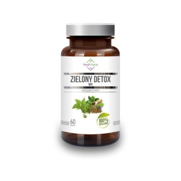 Zielony detox, kapsułki, Soul-Farm, oczyszczanie, chlorella, zielona herbata, pokrzywa, ostropest