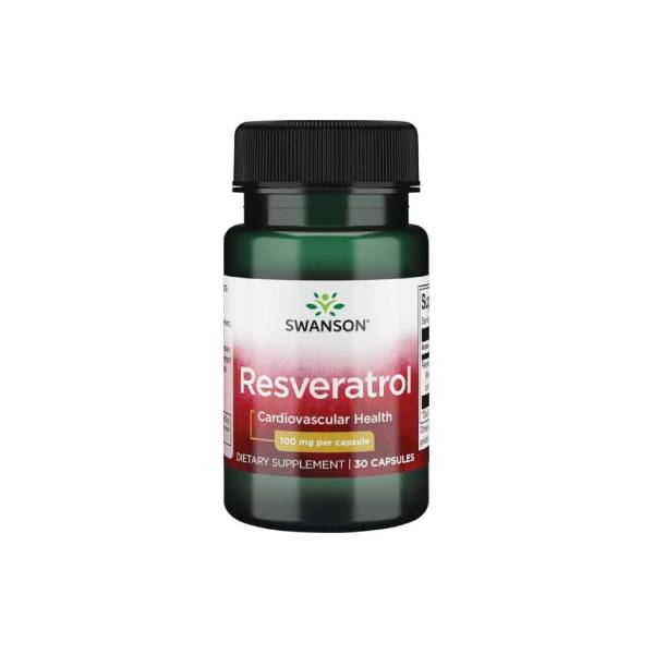 resveratrol, swanson, 30 kapsułek, silny antyoksydant