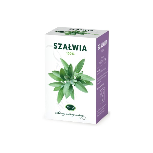 Herbata Szałwia ekspresowa 30x1,5g Kawon