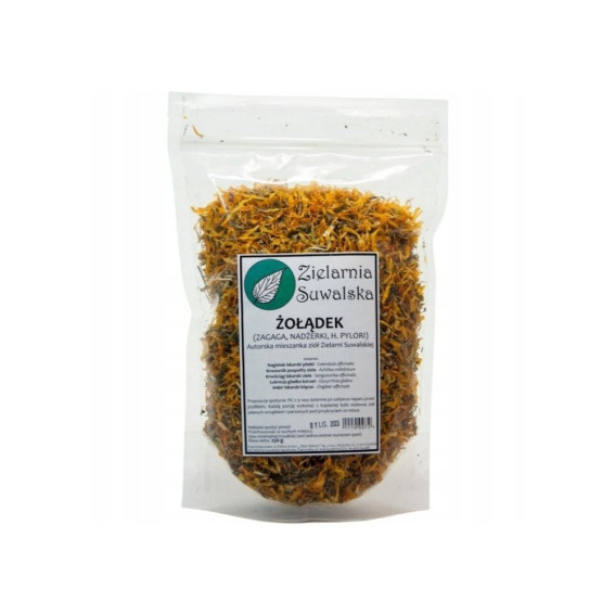 Mieszanka ziołowa Żołądek 250g Zielarnia Suwalska